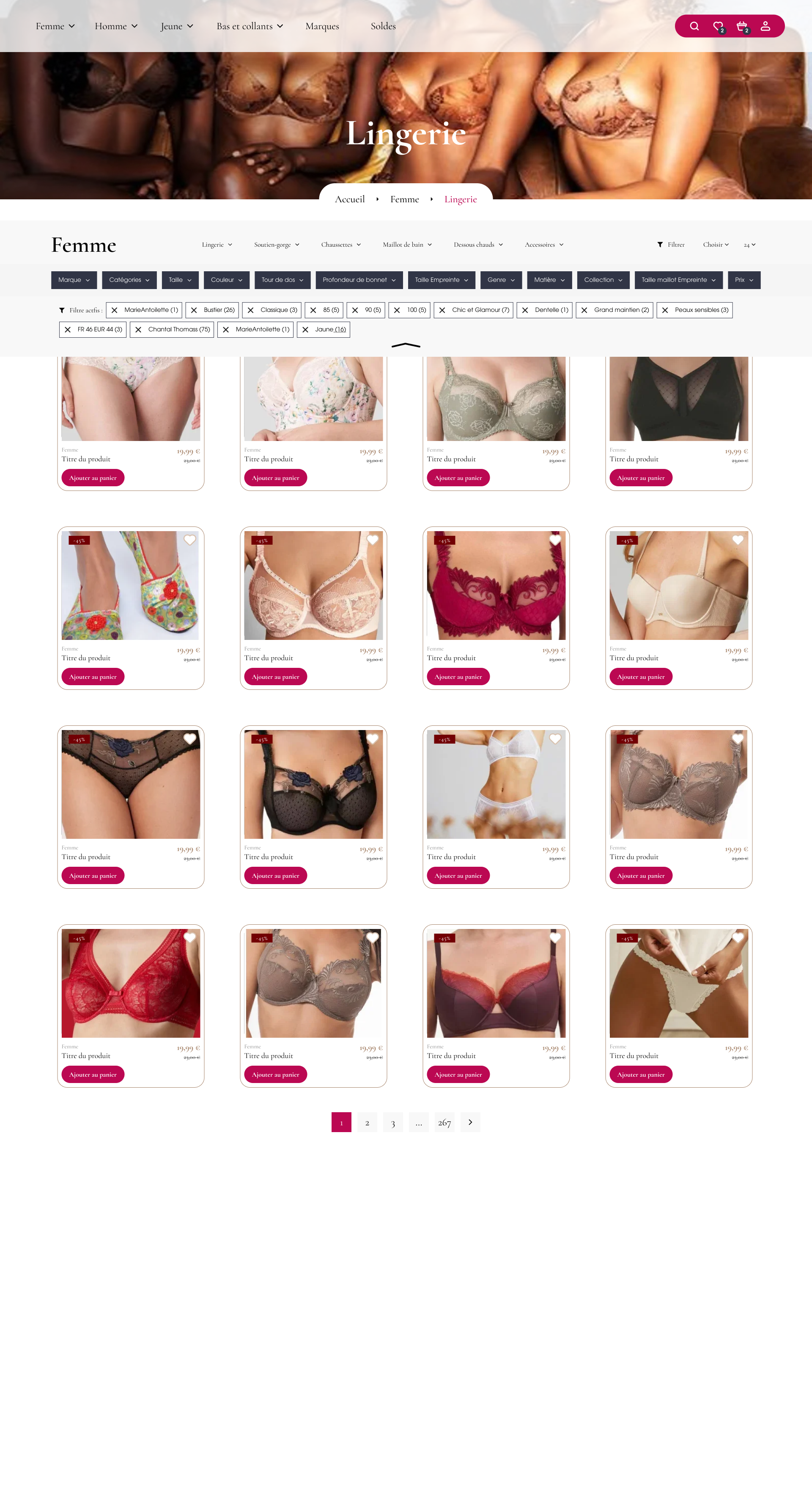 Archive produits