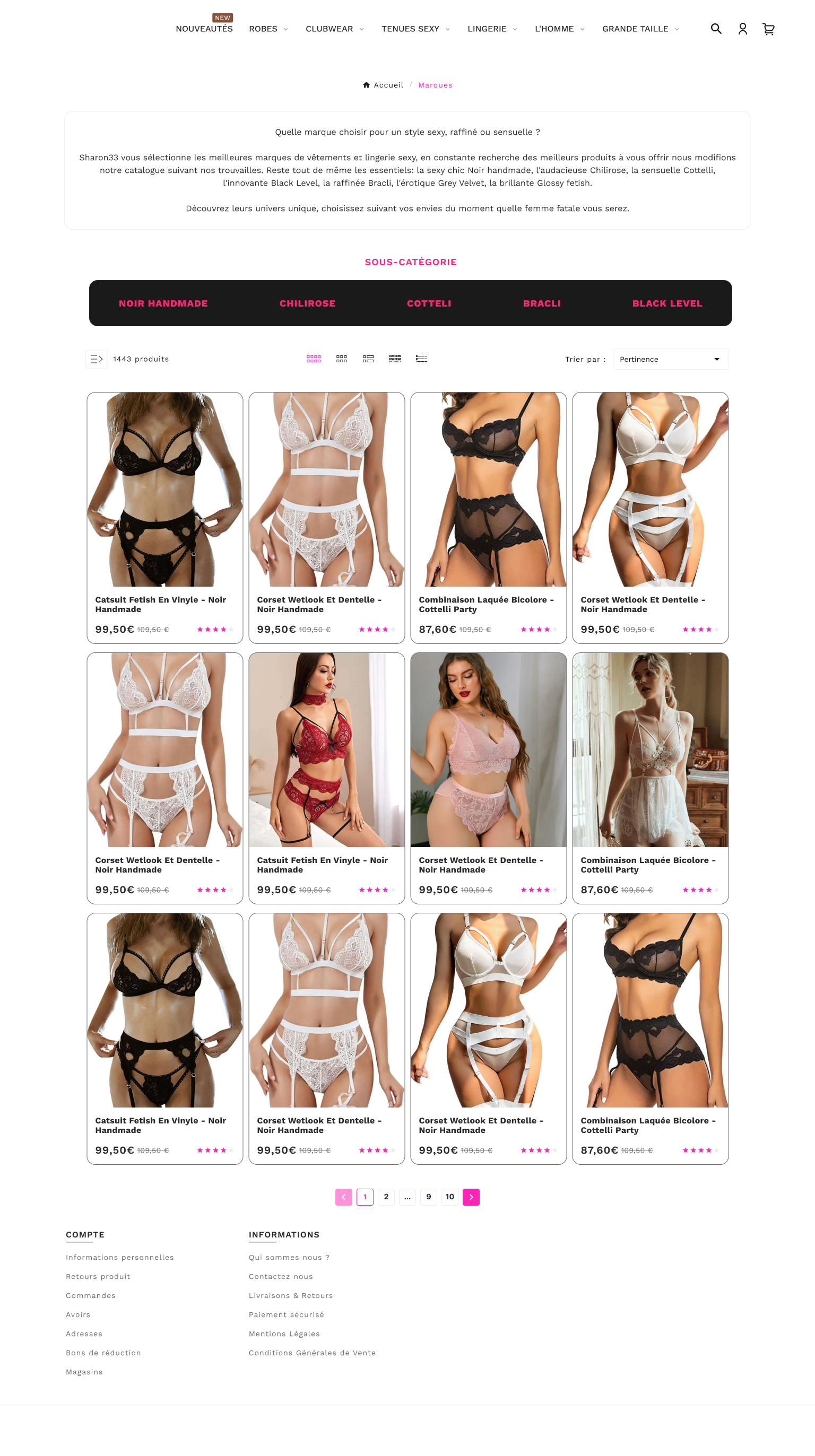 Archive produits